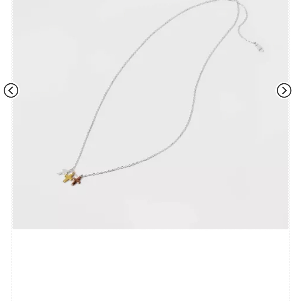 Elegant Silver Necklace with Gold and Brown Accents